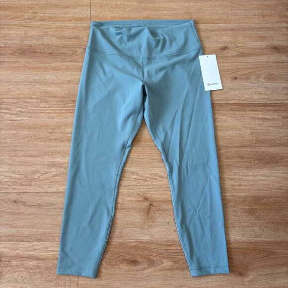Lululemon Athletic Wunder Train HR Tight Yoga Pants Crater Blue NWT Size 14 - Picture 1 of 8